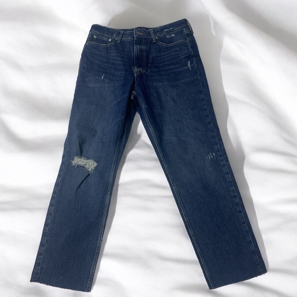 Free Assembly Women's Super High Rise Straight Jeans Size 10 32 X 30